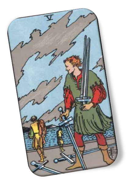 Five of Swords Rider Waite image description