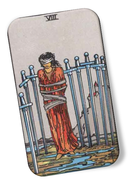 The detailed description of the Eight of Swords