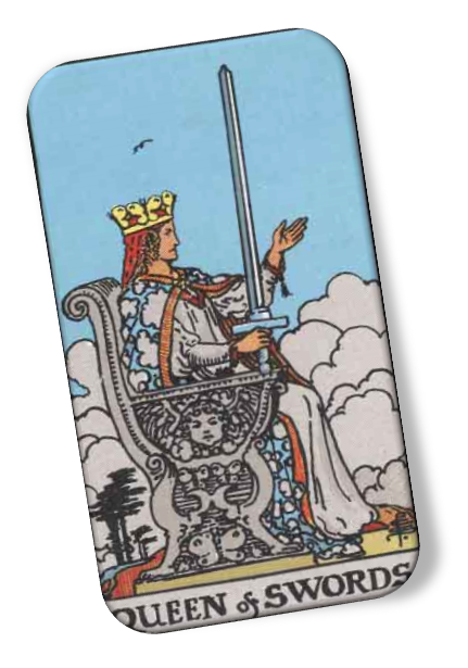 Queen of Swords Rider Waite image description