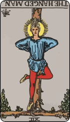 Reversed meaning of the Hanged Man