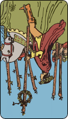 Reversed meaning of the Six of Wands