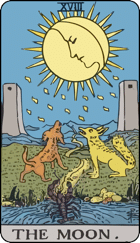 The Moon tarot Card Meanings