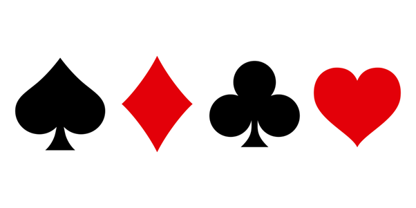 spade heart diamond clubs