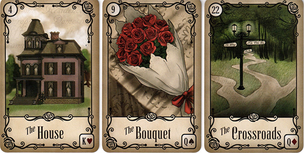 dưới hoa hồng lenormand