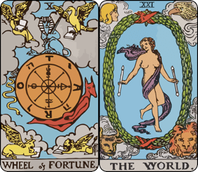 career tarot the world