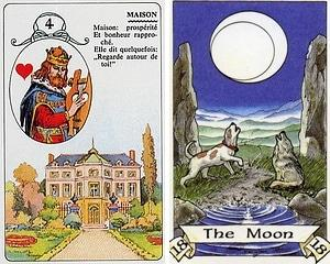 The House Card & Moon Card