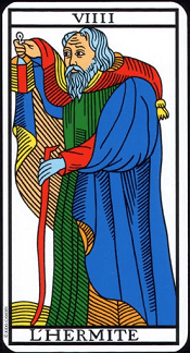 The Hermit Rider Waite Tarot Deck - A.E.Waite | TarotX.net