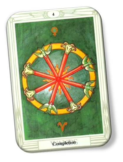 four of wands thoth