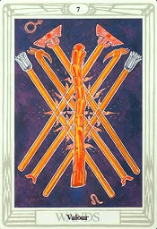 7 of wands thoth