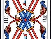 Two of Wands 2 de Baton Tarot Card Meanings - Tarot Marseille | TarotX
