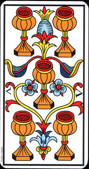 5 De Coupe Tarot