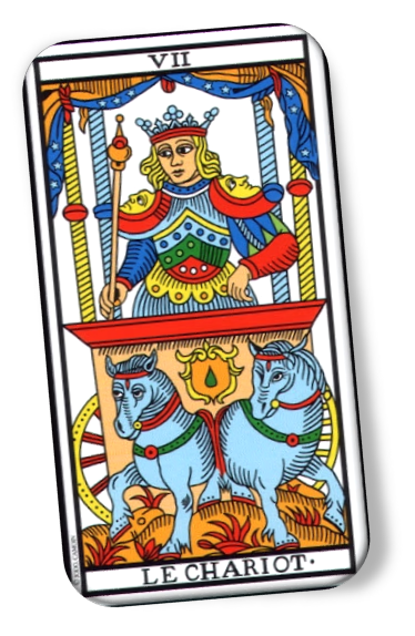 Le Chariot Tarot Card - Tarot de Marseille | TarotX