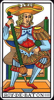 King Of Wands Roi De Baton Tarot Card Meanings - Tarot Marseille | Tarotx