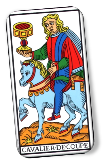 Huacreate Version russe Tarot .cartes de tarot. Tarot du Cavalier