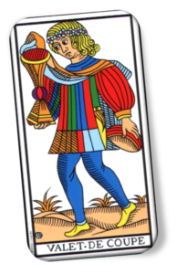 Valet de Coupe Marseille Tarot Card - Paul Marteau