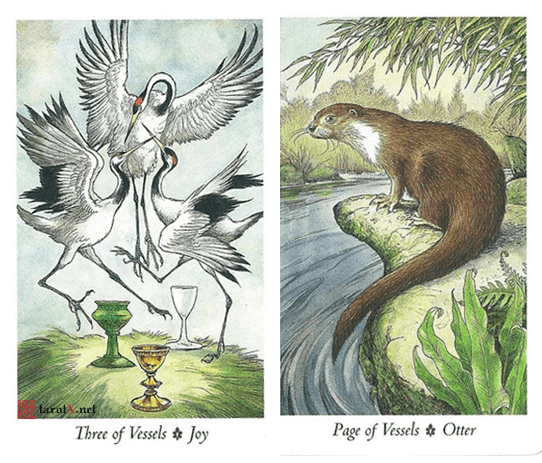 The Vessels suit of Wildwood tarot