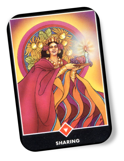 Explanation of Queen of Fire Osho Zen Tarot