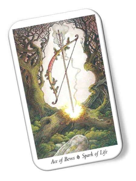 Meaning of Ace of Bows Wildwood Tarot
