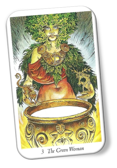Description of The Green Woman Wildwood Tarot