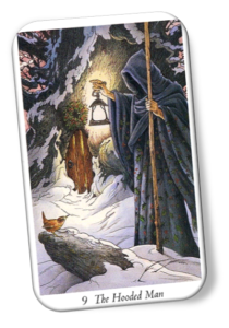 The Hooded Man Wildwood Tarot Card Meanings | TarotX