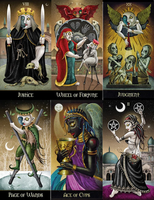 style and inspiration of Deviant Moon Tarot