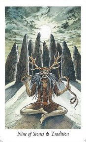 9 of Stones wildwood tarot