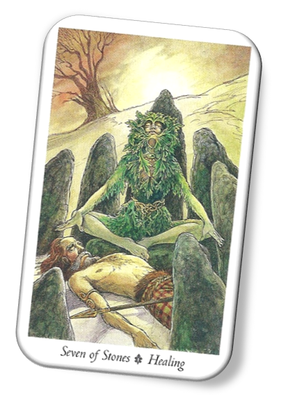 Meaning of Seven of Stones Wildwood Tarot