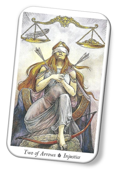 Meaning of Two of Arrows Wildwood Tarot