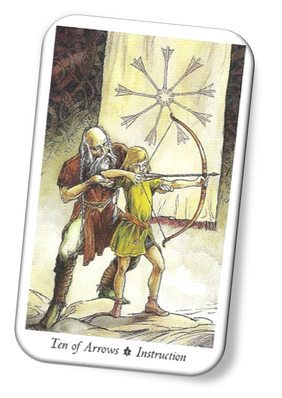 Meaning of Ten of Arrows Wildwood Tarot