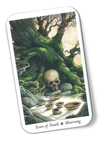 Meaning of Seven of Vessels Wildwood Tarot