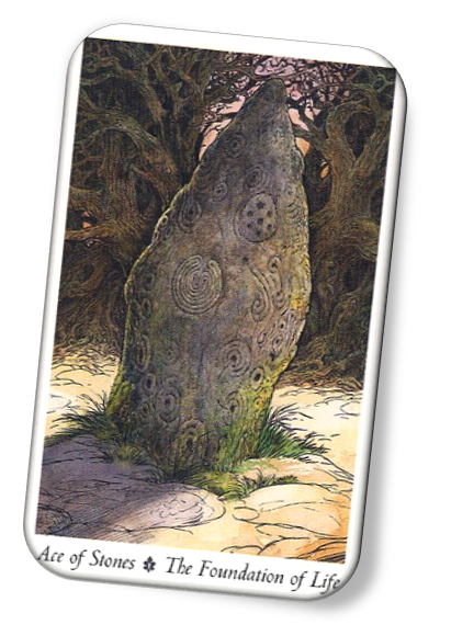 Meaning of Ace of Stones Wildwood Tarot