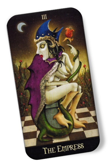 Description of The Empress Deviant Moon Tarot