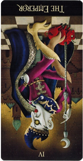 reversed meaning of The Emperor Deviant Moon Tarot