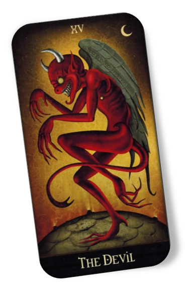 Description of The Devil Deviant Moon Tarot