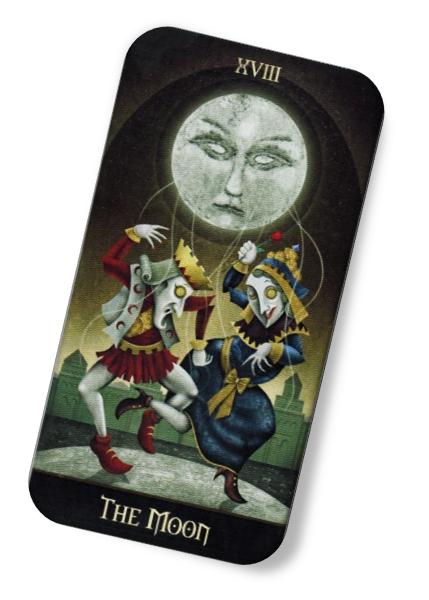 Description of The Moon Deviant Moon Tarot