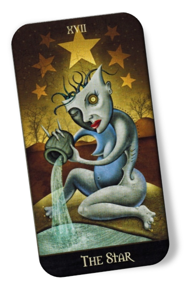 Description of The Star Deviant Moon Tarot