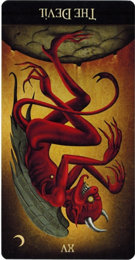 reversed meaning of The Devil Deviant Moon Tarot