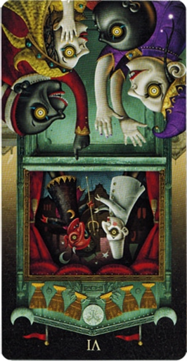 reversed meaning of Six of Cups Deviant Moon Tarot