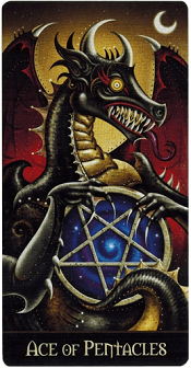 Ace of pentacles Deviant Moon