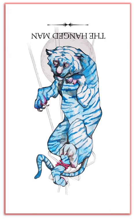 reversed the hanged man linestrider tarot