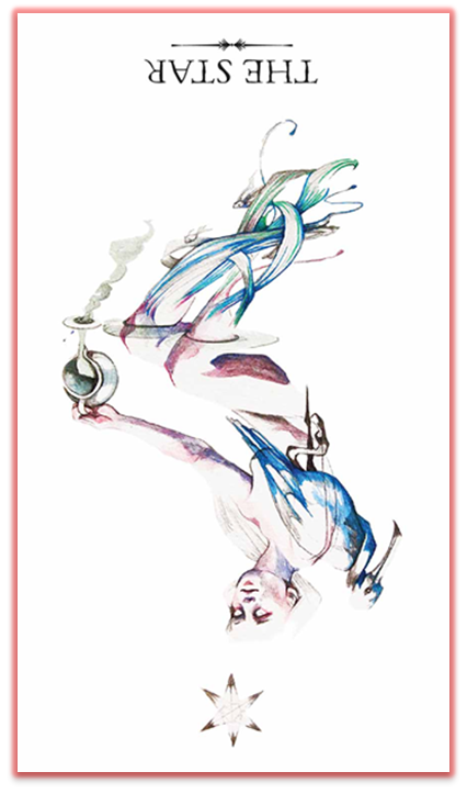 reversed the star linestrider tarot