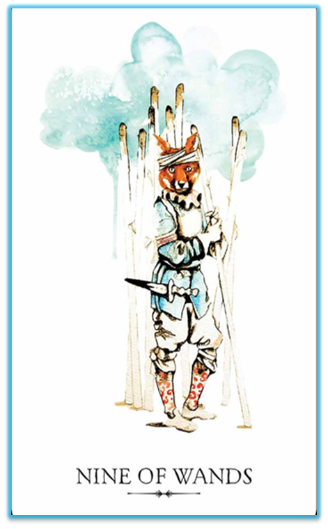 Meaning of Nine of Wands Linestrider