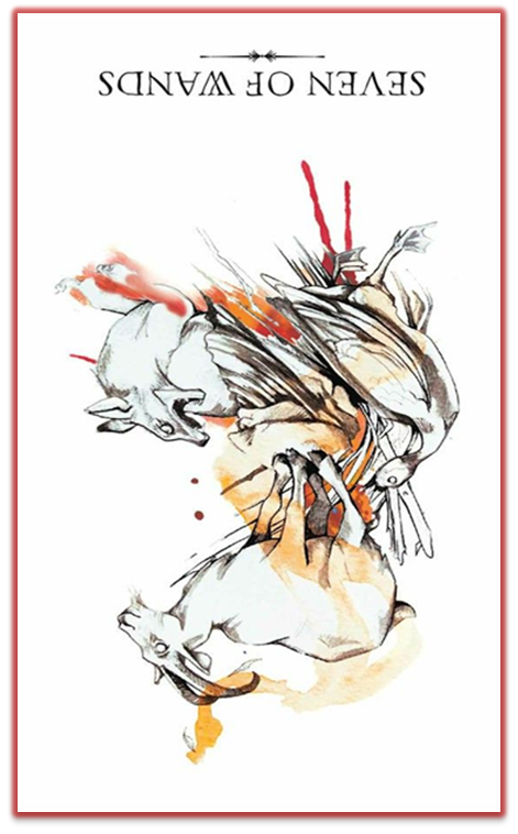 reversed seven of wands linestrider