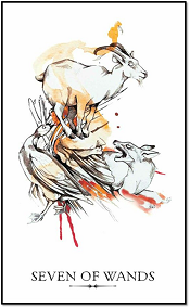 seven of wands linestrider tarot