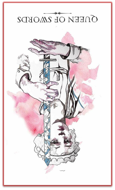 reversed queen of swords linestrider