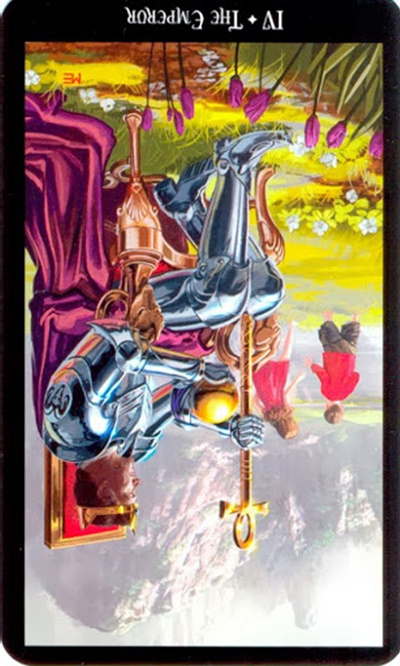 reversed the emperor witches tarot
