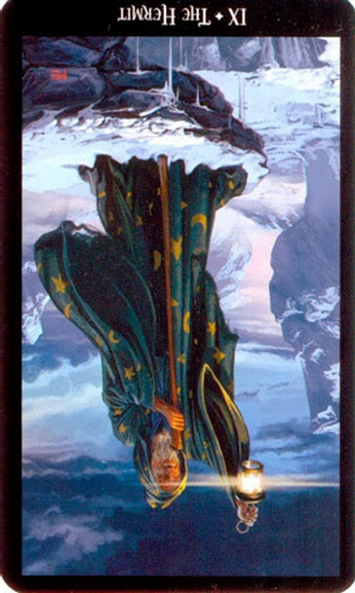 reversed the hermit witches tarot