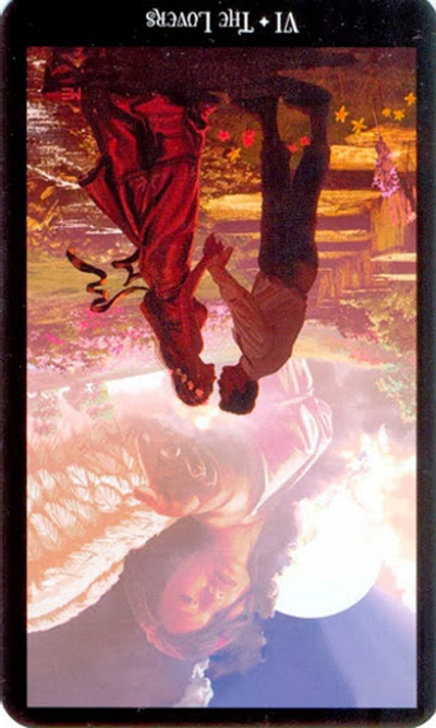 reversed the lovers witches tarot