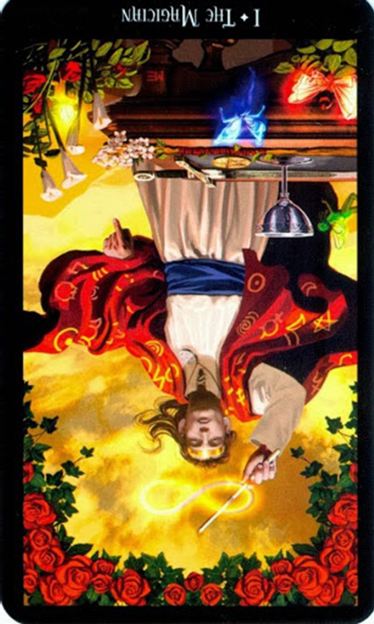 reversed the magician witches tarot