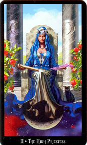The High Priestess Witches Tarot